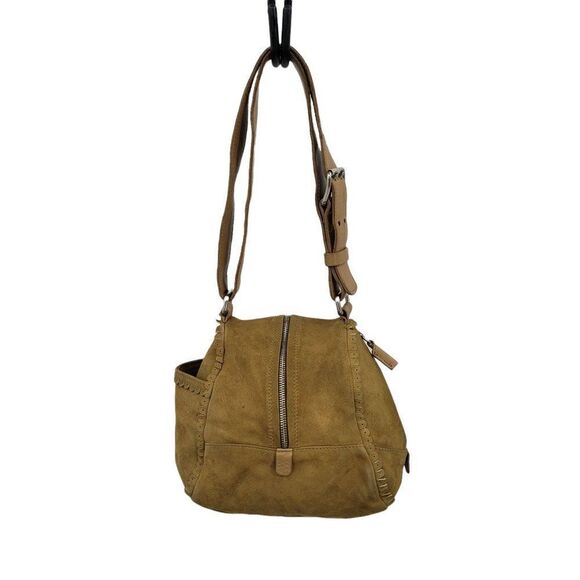 Vtg 90's Hogan Handbag Baguette Unique Rare Hippy Western Native Studded Tan - Picture 7 of 14